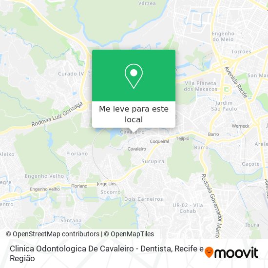 Clinica Odontologica De Cavaleiro - Dentista mapa