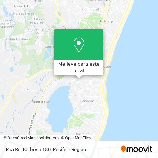 Rua Rui Barbosa 180 mapa