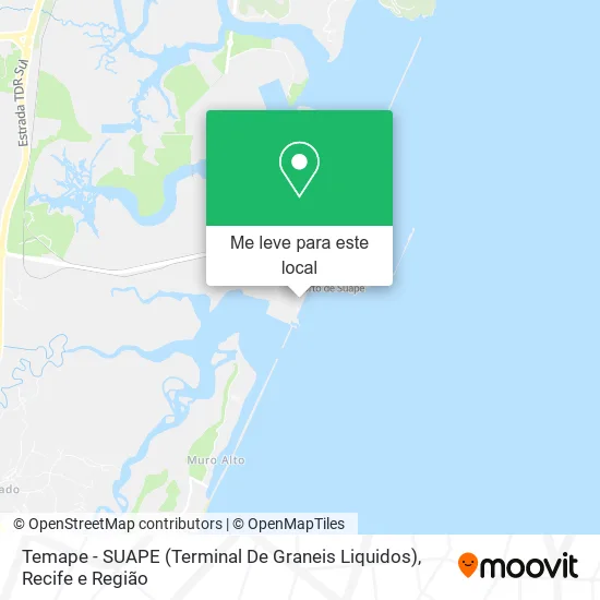 Temape - SUAPE (Terminal De Graneis Liquidos) mapa