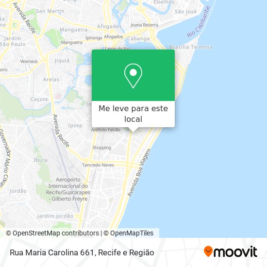 Rua Maria Carolina 661 mapa