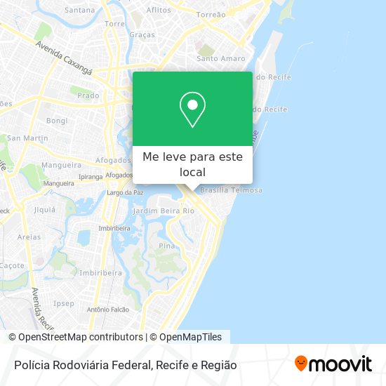 Polícia Rodoviária Federal mapa