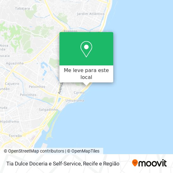 Tia Dulce Doceria e Self-Service mapa