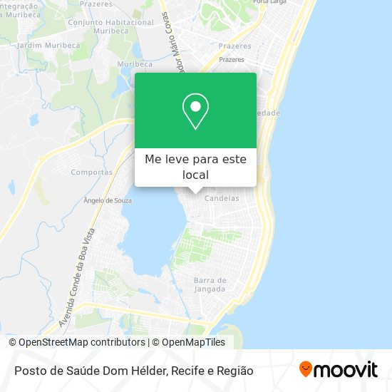 Posto de Saúde Dom Hélder mapa