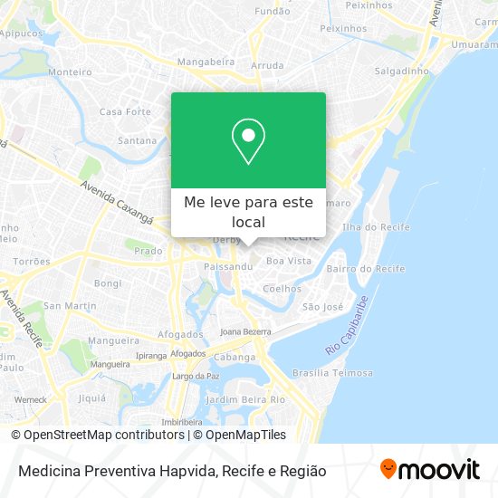 Medicina Preventiva Hapvida mapa