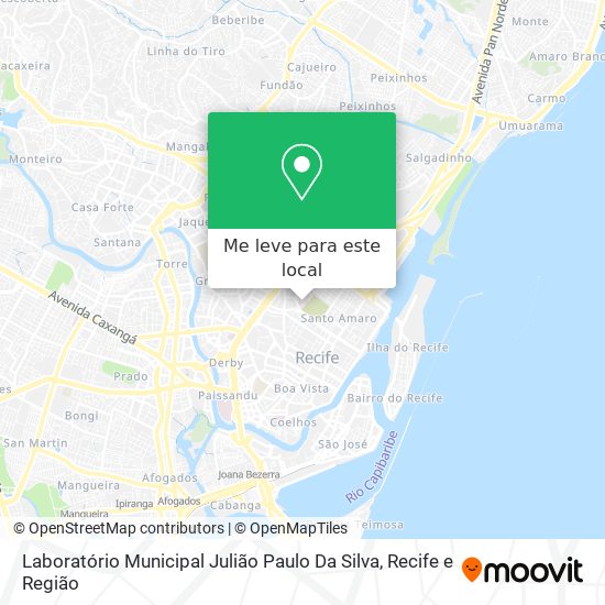 Laboratório Municipal Julião Paulo Da Silva mapa