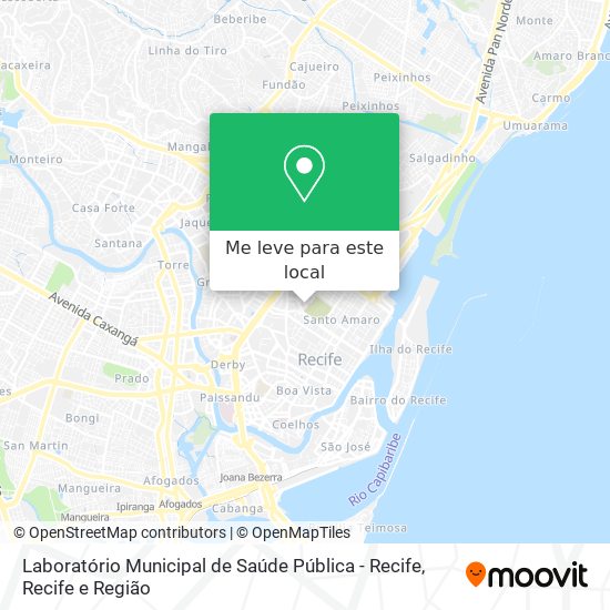 Laboratório Municipal de Saúde Pública - Recife mapa