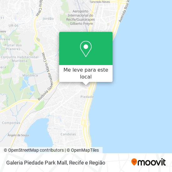 Galeria Piedade Park Mall mapa