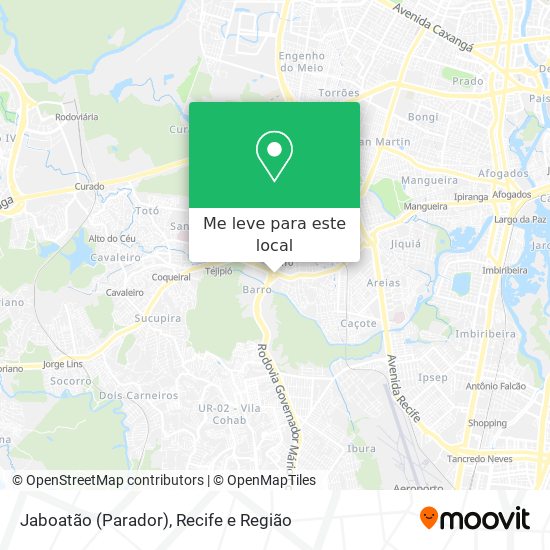 Jaboatão (Parador) mapa