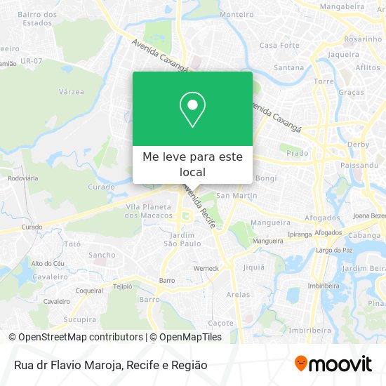 Rua dr Flavio Maroja mapa