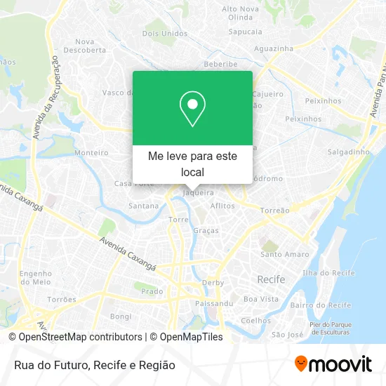 Rua do Futuro mapa