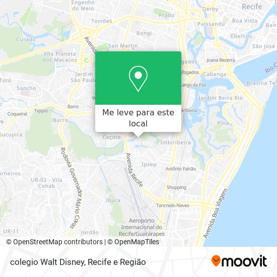 colegio Walt Disney mapa