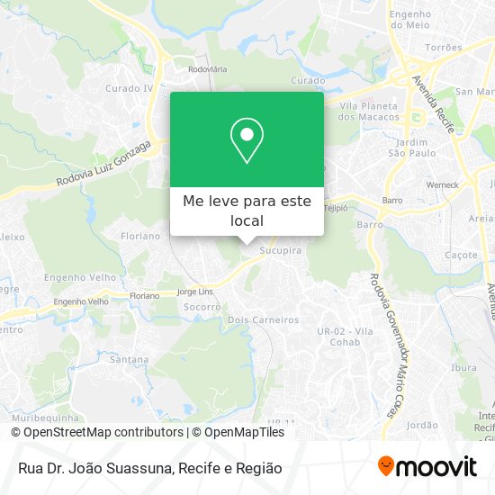 Rua Dr. João Suassuna mapa