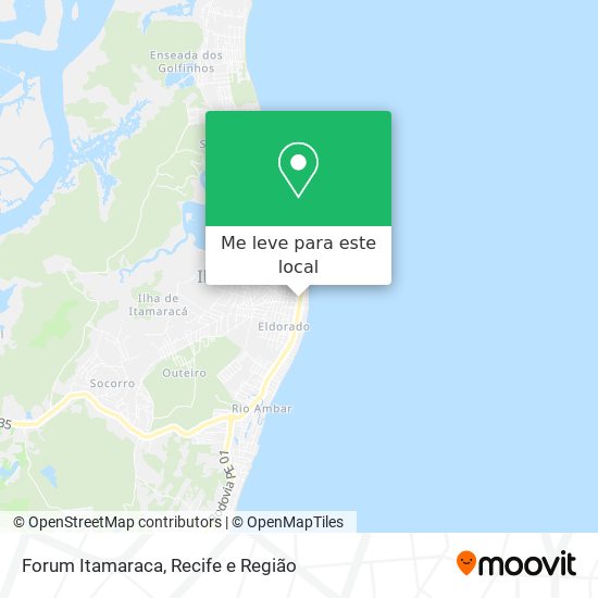 Forum Itamaraca mapa