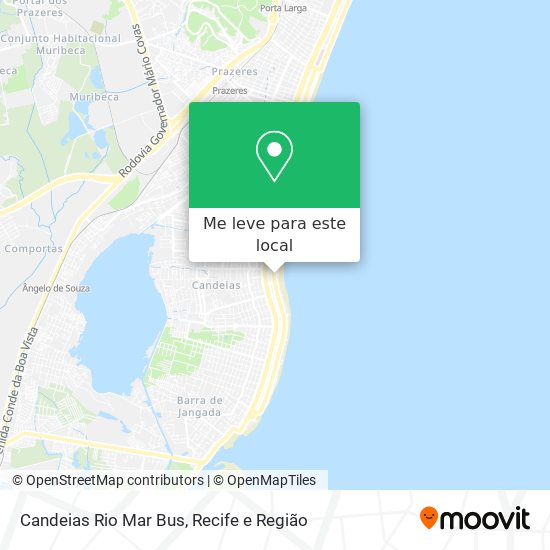 Candeias Rio Mar Bus mapa