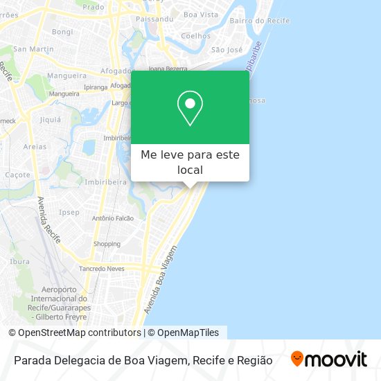 Parada Delegacia de Boa Viagem mapa