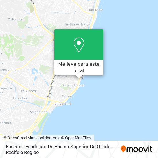 Funeso - Fundação De Ensino Superior De Olinda mapa