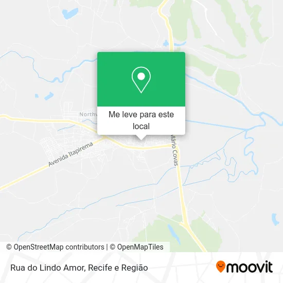 Rua do Lindo Amor mapa
