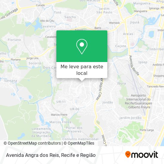 Avenida Angra dos Reis mapa