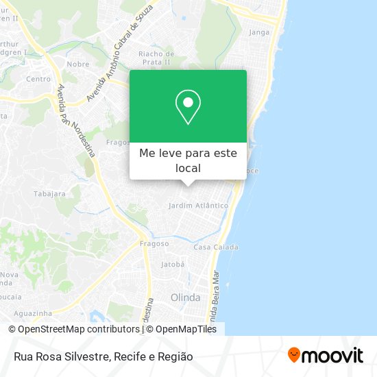 Rua Rosa Silvestre mapa