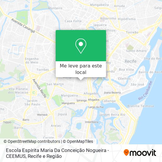 Escola Espírita Maria Da Conceição Nogueira - CEEMUS mapa