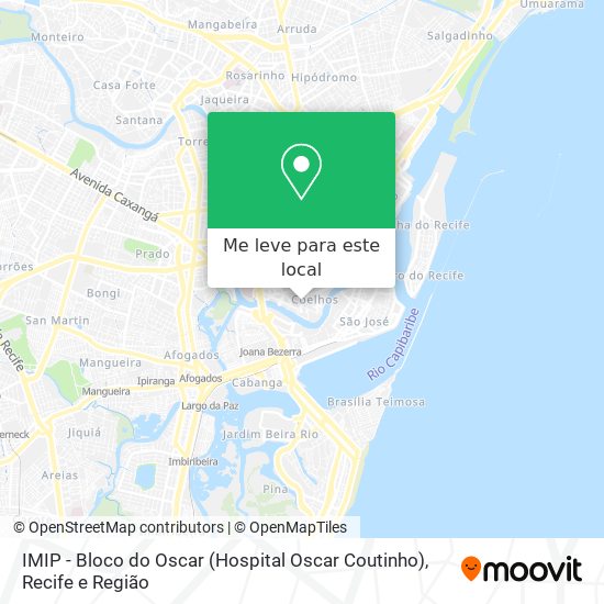 IMIP - Bloco do Oscar (Hospital Oscar Coutinho) mapa
