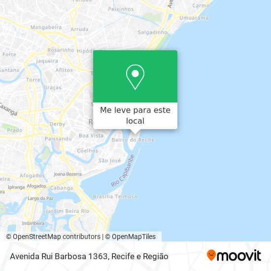 Avenida Rui Barbosa 1363 mapa