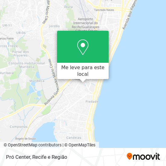 Pró Center mapa