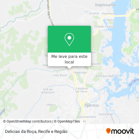 Delicias da Roça mapa