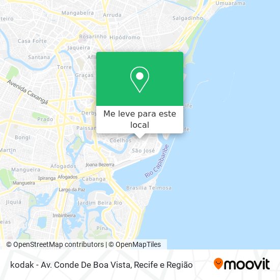 kodak - Av. Conde De Boa Vista mapa