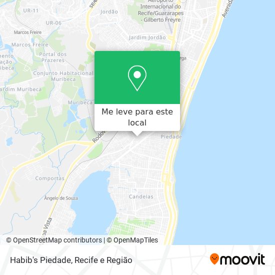 Habib's Piedade mapa