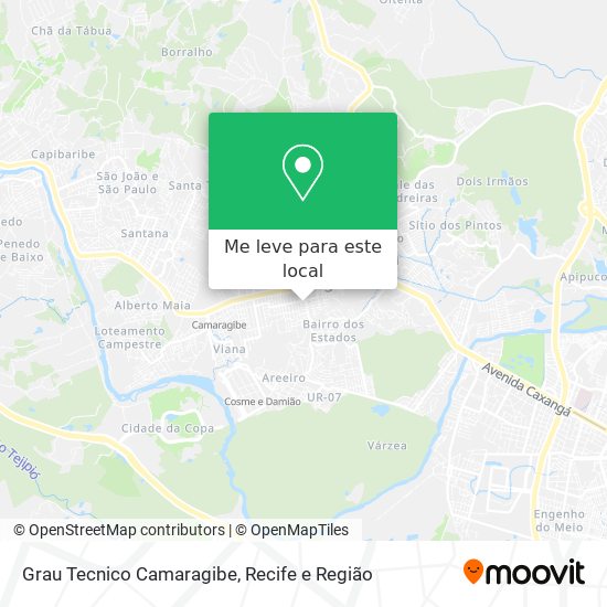 Grau Tecnico Camaragibe mapa