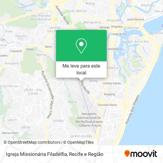 Igreja Missionária Filadélfia mapa