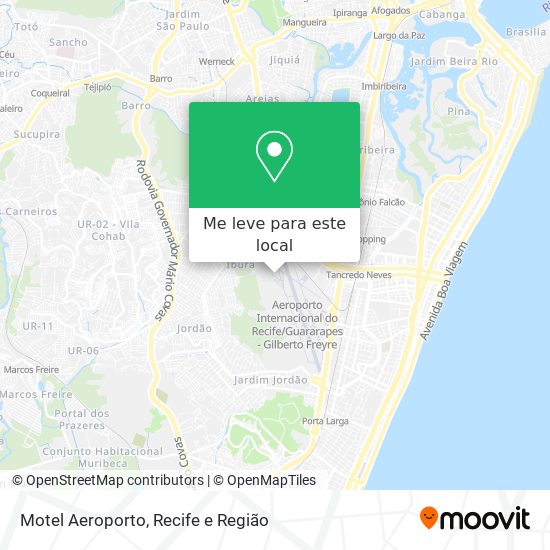 Motel Aeroporto mapa