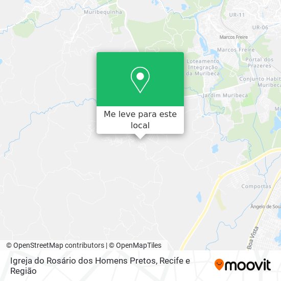 Igreja do Rosário dos Homens Pretos mapa