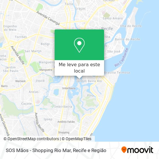 SOS Mãos - Shopping Rio Mar mapa