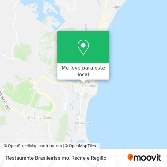 Restaurante Brasileiríssimo mapa