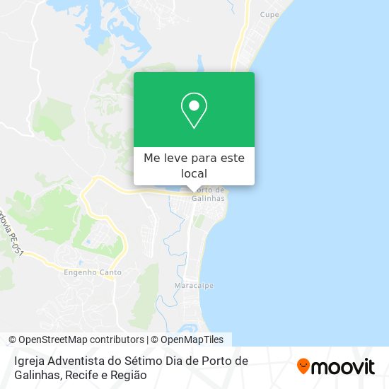 Igreja Adventista do Sétimo Dia de Porto de Galinhas mapa