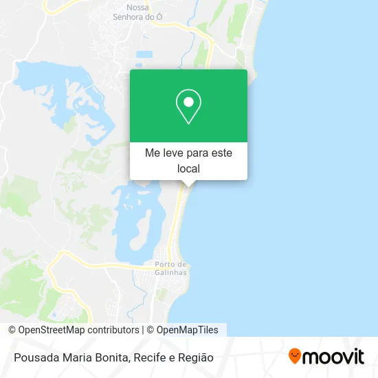 Pousada Maria Bonita mapa