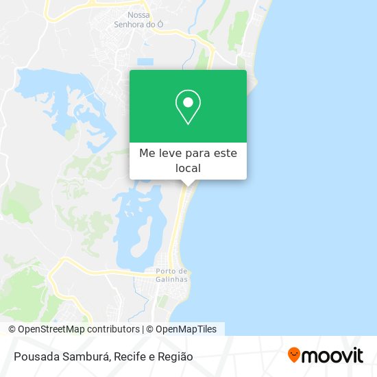 Pousada Samburá mapa