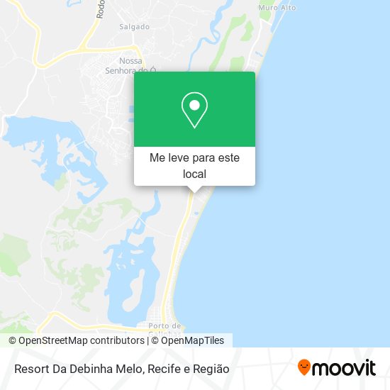 Resort Da Debinha Melo mapa