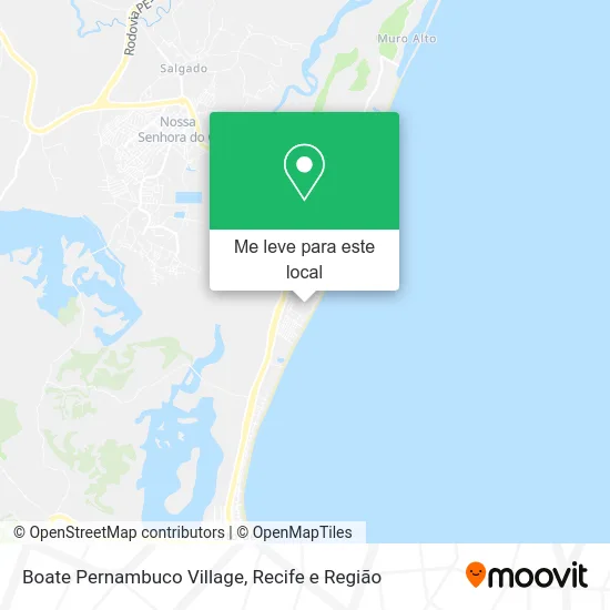 Boate Pernambuco Village mapa