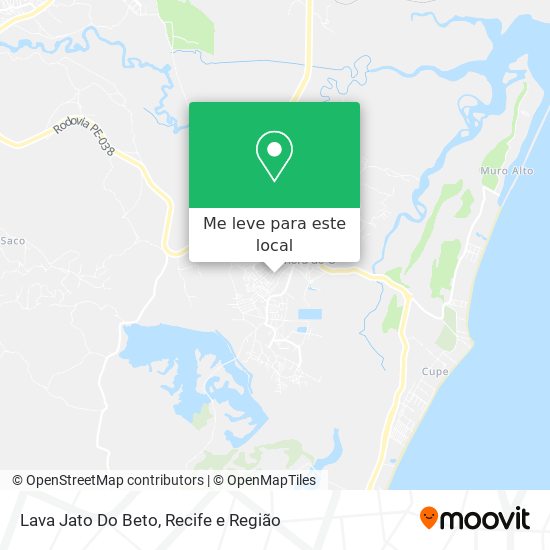 Lava Jato Do Beto mapa