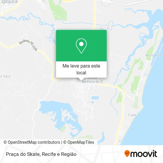 Praça do Skate mapa