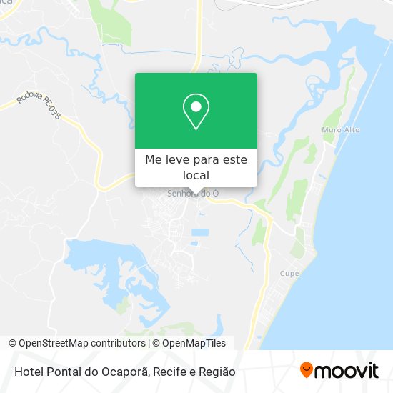Hotel Pontal do Ocaporã mapa