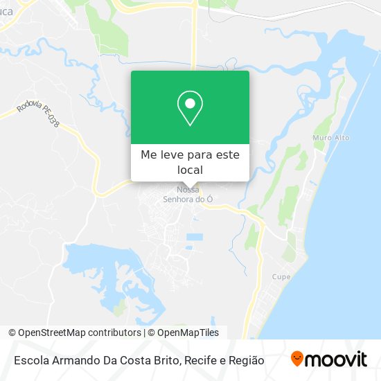 Escola Armando Da Costa Brito mapa