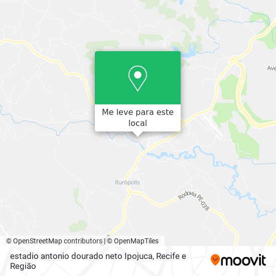 estadio antonio dourado neto Ipojuca mapa