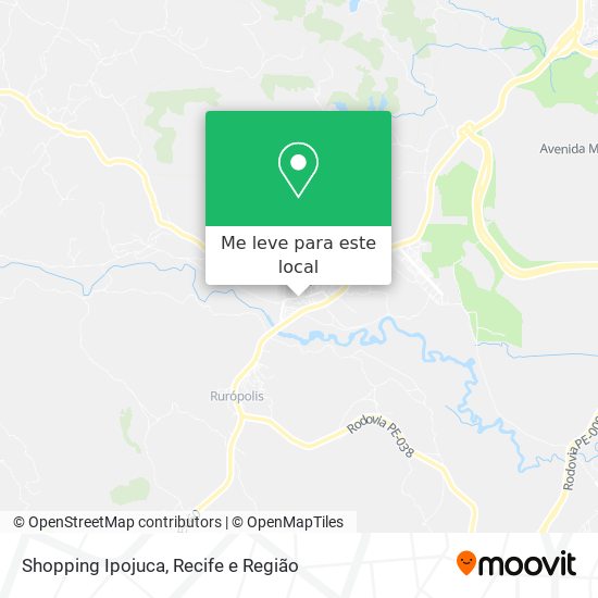 Shopping Ipojuca mapa