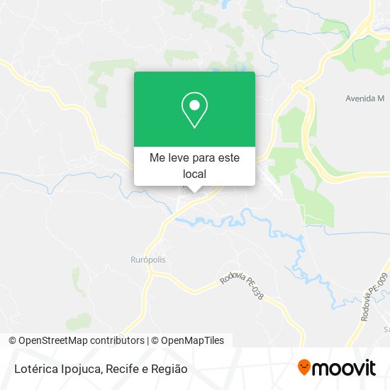 Lotérica Ipojuca mapa