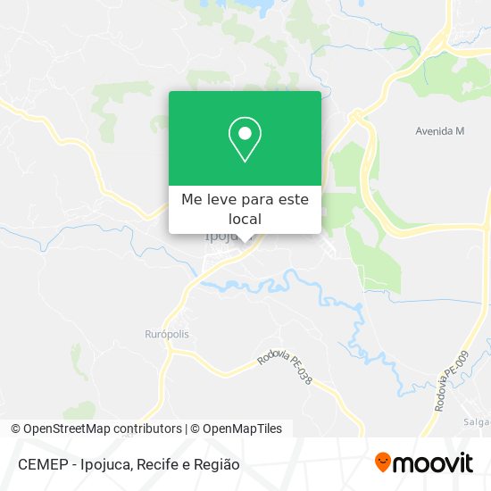 CEMEP - Ipojuca mapa