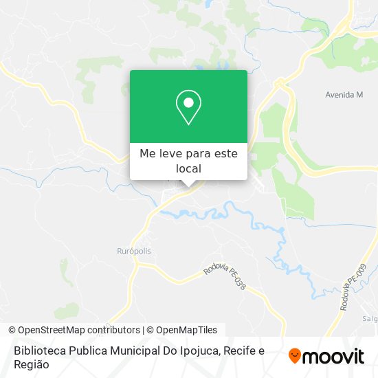 Biblioteca Publica Municipal Do Ipojuca mapa